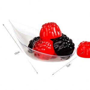 Cucharas de Degustación de Plástico Transparente en Forma de Lágrima de 4 Pulgadas para Aperitivos, Platos de Postre y Cuencos, Vajilla Asiática en Forma de Lágrima, Venta al por Mayor - Product Image 3