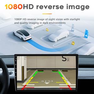 Phổ 7 9 10 inch duy nhất hệ thống âm thanh Màn hình cảm ứng 1 DIN đa phương tiện Android 12 GPS navigation Stereo DVD player Xe đài phát thanh - Product Image 6