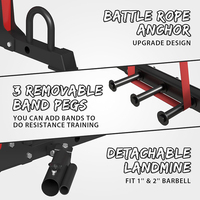 Cage d'entraînement multifonctionnelle Tellus Fitness pour la maison avec système de poulies et croisement de câbles, machine de musculation et rack à squats