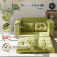 Modernes Quadratisches Modulares Dreisitzer-Stoffsofa Umweltfreundliches Ecksofa-Set Vakuumkomprimiert Einfacher Versand Wohnzimmer