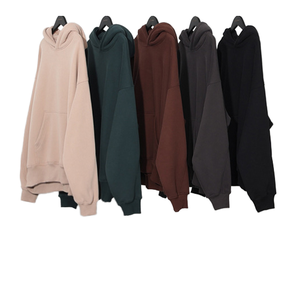 Urban Streetwear <span class=keywords><strong>Essential</strong></span> 100% Coton Sweat à capuche unisexe léger Tissu en tricot respirant Motif solide <span class=keywords><strong>Marque</strong></span> personnalisée autorisée - Product Image 2