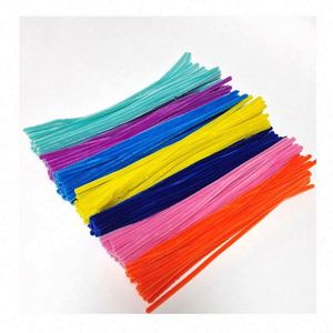 DIY Crafting Set <b>Soft</b> 8mm Chenille Pipe Cleaner Educational Art Projects Creative Flower Decoration Ideas 30cm Customized Color - Product Image 3