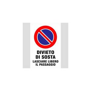 20x30 cm 'NO PARKING' Sign Outil de tournage essentiel pour une communication claire - Product Image 1