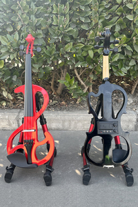 Conjunto completo de violín eléctrico de 4 cuerdas sólido de alta calidad con varios estilos y colores - Product Image 2