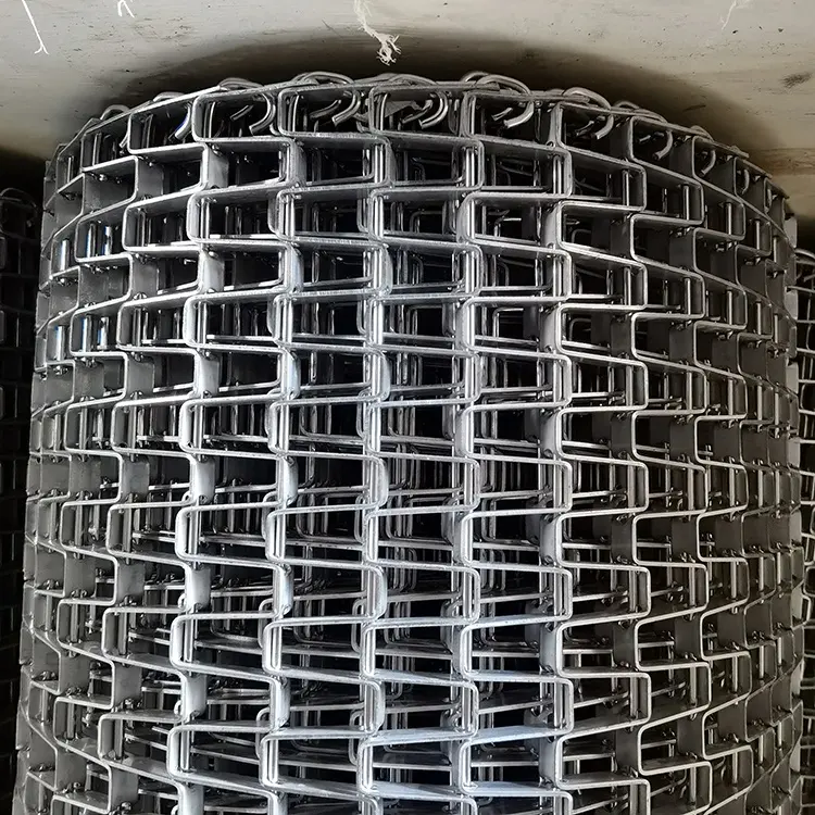 Edelstahl Metall Wabenlatte Pferdeschnur-Kette angetriebenes Draht Netz Förderband für Reinigungsprozess, Kochen, Kühlen