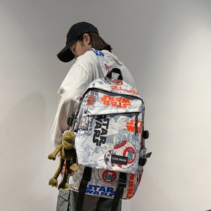 <b>Student</b> <b>Backpack</b> Large Capacity Graffiti Style 18 In Unisex School Education Spring 2024 - Product Image 3