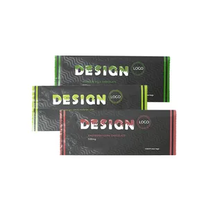 Custom Candy Wrappers Mushroom Chocolate Bar Packaging Plastic Mylar Bags For Chocolate Bar Packaging