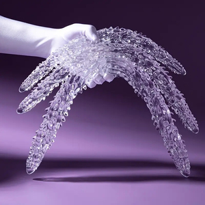 Одна очень длинная прозрачная анальная пробка, стимулирует анус и влагалище, мягкий анальный расширитель, подходит как для женщин, так и для мужчин, дилдо. - Product Image 3