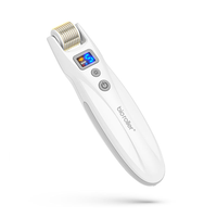 Outil de beauté à lumière rouge LED MTS, micro-aiguilles sans fil, bio-rouleau G5, dermaroller, soin de la peau pour le visage