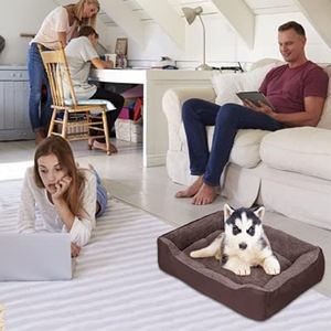 Hoge Kwaliteit En Iow Prijs Ultra Zacht Huisdier Hond <span class=keywords><strong>Bed</strong></span> Warm Zacht Wasbaar Voor Hondenbed - Product Image 4
