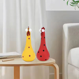 Coq en résine peint à la main Artistique Animal Sculpture Creative Jardin Extérieur Pelouse Cour Bureau Maison <span class=keywords><strong>Fun</strong></span> Décorations - Product Image 4
