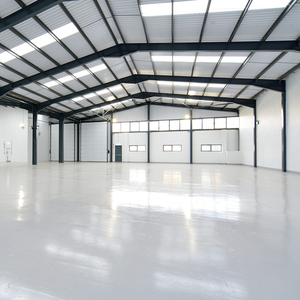 Taller Industrial <span class=keywords><strong>con</strong></span> Estructura de Acero Prediseñada, Vano de 20-100m, Estructura Q355B, Certificado ISO 9001, Disponible Llave en Mano - Product Image 1