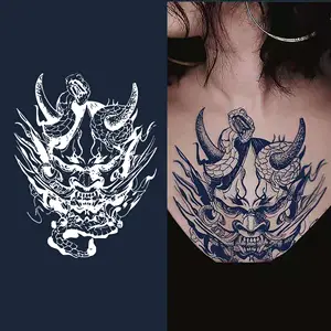 2024 desain baru stiker tato Semi permanen 3D kecil tempel tato jus Herbal tahan air sementara stiker tato