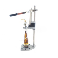Remplisseur de bouteille de bière à domicile, petit remplisseur de bouteille de bière à pression manuelle en acier inoxydable Commercial