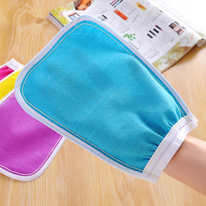 Bath Gloves Thickened Exfoliating Back Scrubber Large Size Random Color - Product Image 1
