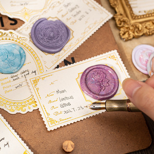 10/Pack Cartes d'illustration <span class=keywords><strong>de</strong></span> peinture Alien Fire estampillées Daytime Wanderer Series - Product Image 4