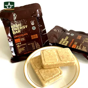 Chocolate Flavor High Energy Emergency Food Rations Compressed Biscuits