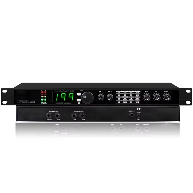 DSP Digital Audio Processor Professional Multi Effect Reverb Equalizer for Vocal Microphone  KTV Stage