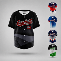 Camisetas de Béisbol Personalizadas al por Mayor para Hombre, Uniforme de Equipo de Manga Corta con Botones, con Logotipo, Nombre, Número y Estampado Personalizados