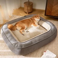 Coussin Épais et Haut pour Animaux de Compagnie, Toutes Saisons, Niche pour Chat, Coussin pour Chien, Tapis Chaude