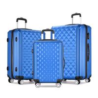 Ensemble de Bagages Valises de Voyage Haute Qualité, Personnalisables avec LOGO, en Gros, 3 Pièces (20, 24, 28 Pouces), Chariot