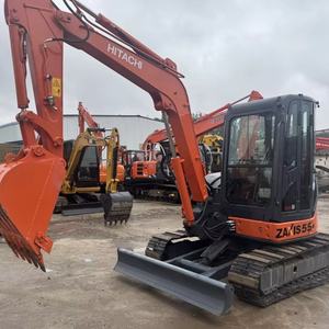 Prix d'usine, excavatrice de grande taille de 5,5 tonnes, Hitachi ZX55, excavatrice d'occasion avec CE/EPA, excavatrice sur chenilles d'occasion en stock - Product Image 1