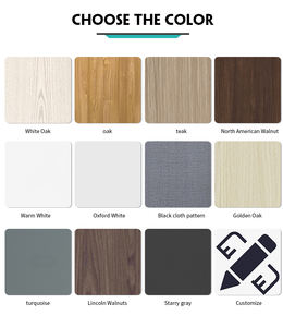 Mesa de estudio de madera <span class=keywords><strong>MDF</strong></span> para reuniones, muebles de oficina - Product Image 6