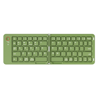 Keyboard Gaming Mini Lipat Portabel Baru 2.4Ghz Nirkabel Antarmuka USB Type-C Anti-Ghosting dengan Touchpad untuk Laptop Tablet