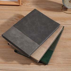 High-quality Custom LOGO <b>A5</b> <b>Diary</b> Notebook Promotional Soft Leather Splicing Notebook Suitable for Business School Meetings - Product Image 3