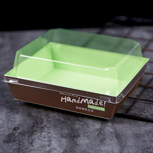 Clear Disposable <strong>Rectangle</strong> Container Food Grade Transparent Plastic for Dessert Custom <strong>Packaging</strong> Embossing Recycled Materials - Product Image 5