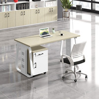 Bureau moderne de luxe Bureau d'ordinateur Bureau de travail modulaire commercial à domicile Bureau de travail Table de séparation de bureau
