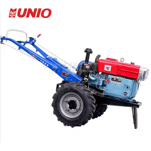 Cultivador de Potencia para Motocicleta Diésel Mini Agrícola al por Mayor de Fábrica, Tractor de Dos Ruedas para Caminar por la Granja, Tractor Multifuncional - Product Image 3