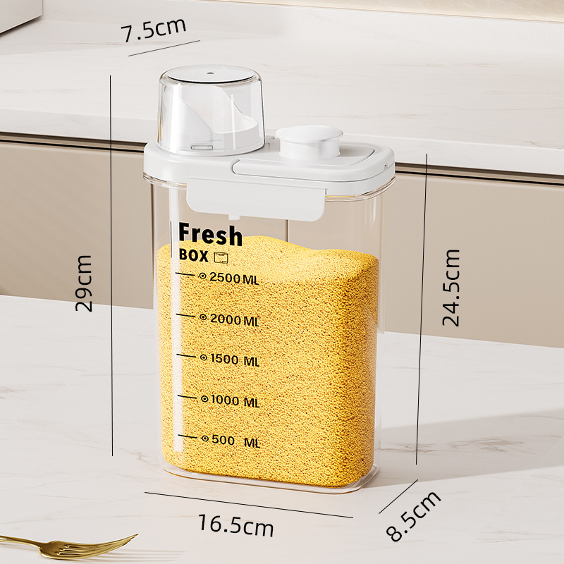 [Grado alimenticio, 0 olor] Blanco puro - 2800ml (empaque individual)