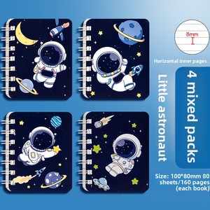 Carnet à spirale A7 X38, esthétique et pratique, mini carnet portable mignon à motifs de dessins animé<span class=keywords><strong>s</strong></span>, cadeau, 80 pages, idéal pour l'école primaire - Product Image 6