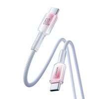 JOYROOM grosir 1.2m 3A pengisian cepat tipe-c ke tipe-c kabel telepon Data transfer kecepatan tinggi