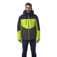 Veste de ski haute performance personnalisée OEM, respirante, imperméable, chaude et à porter manteau d'hiver pour hommes pour la vente en gros
