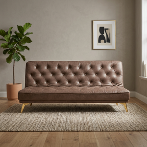 Sofá Cama Convertible Moderno de Alta Calidad con Estructura Metálica, Futón de Espuma Viscoelástica para Hotel, Dormitorio, Sala de Estar, 3 Plazas, Modelo PATEX - Product Image 3