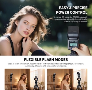 GODOX แฟลชกล้อง TT520III สปีดไลท์พร้อม GN33ตัวส่งสัญญาณทริกเกอร์ไร้สาย RT-16เข้ากันได้กับ C/<span class=keywords><strong>S</strong></span>/N/F/O/<span class=keywords><strong>P</strong></span> - Product Image 6