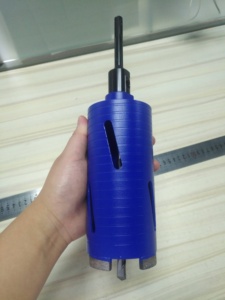 ชุดดอกสว่านเจาะแห้งสำหรับติดตั้ง<span class=keywords><strong>เครื่อง</strong></span>ปรับอากาศ, ดอกสว่าน<span class=keywords><strong>เพชร</strong></span>ขนาด 63 มม. พร้อมดอกสว่านนำทางและอะแดปเตอร์ SDS ชุดครบชุด - Product Image 6