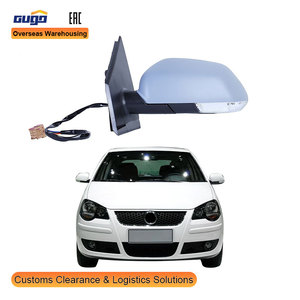 GUGO 6Q1857507P9B9 6Q1857508P9B9 Rétroviseur latéral de voiture pour Volkswagen GP POLO 2006 2007 2008 2009 2010 Rétroviseur latéral - Product Image 1