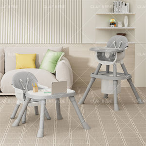 เก้าอี้สูงสำหรับทานอาหารเด็ก5ตำแหน่งปรับความสูงได้ - Product Image 1