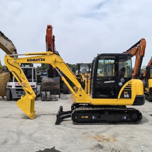 Mini-excavatrice sur chenilles Komatsu PC56 d'origine japonaise, haute qualité et prix bas, prête à être expédiée PC35 PC55 PC56 PC68 PC78 PC100 PC110 - Product Image 3