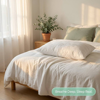 Oreiller en coton nuageux à ions négatifs Anyangshu, apportant des ions oxygène négatifs pour un sommeil réparateur, idéal pour la maison et l'hôtellerie.