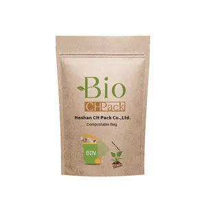 100% Compostable Recyclable 1Kg 90Microns MATT OPP/PA/PE Moisture Proof Stand Up Coffee Beans Packaging Bags With Zipper
