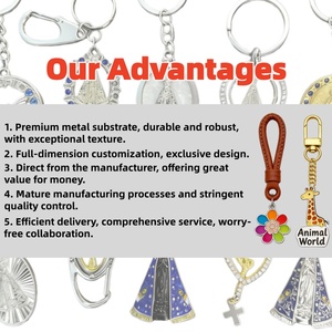 Conception et personnalisation gratuites de porte-clés en métal, souvenirs d'aquarium, plus de <span class=keywords><strong>15</strong></span> ans d'expérience en vente en gros d'usine, cadeaux avec logo 2D/3D - Product Image 4