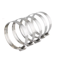 Usine chinoise haute qualité poli SS304 acier inoxydable métrique entraînement collier de serrage bande passante Allemagne Type OEM industrie générale