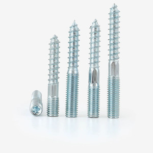 Vis autoperceuses double face en acier au carbone plaqué zinc bleu 90 mm pour meubles et bois - Product Image 2