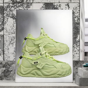 Zapatillas Deportivas para Hombre con Plataforma, Retro, Transpirables, con Aumento de Altura, Logotipo Personalizado, Marca Privada, Moda Casual - Product Image 3