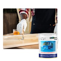 Peinture protectrice transparente écologique à faible teneur en COV pour le revêtement du bois