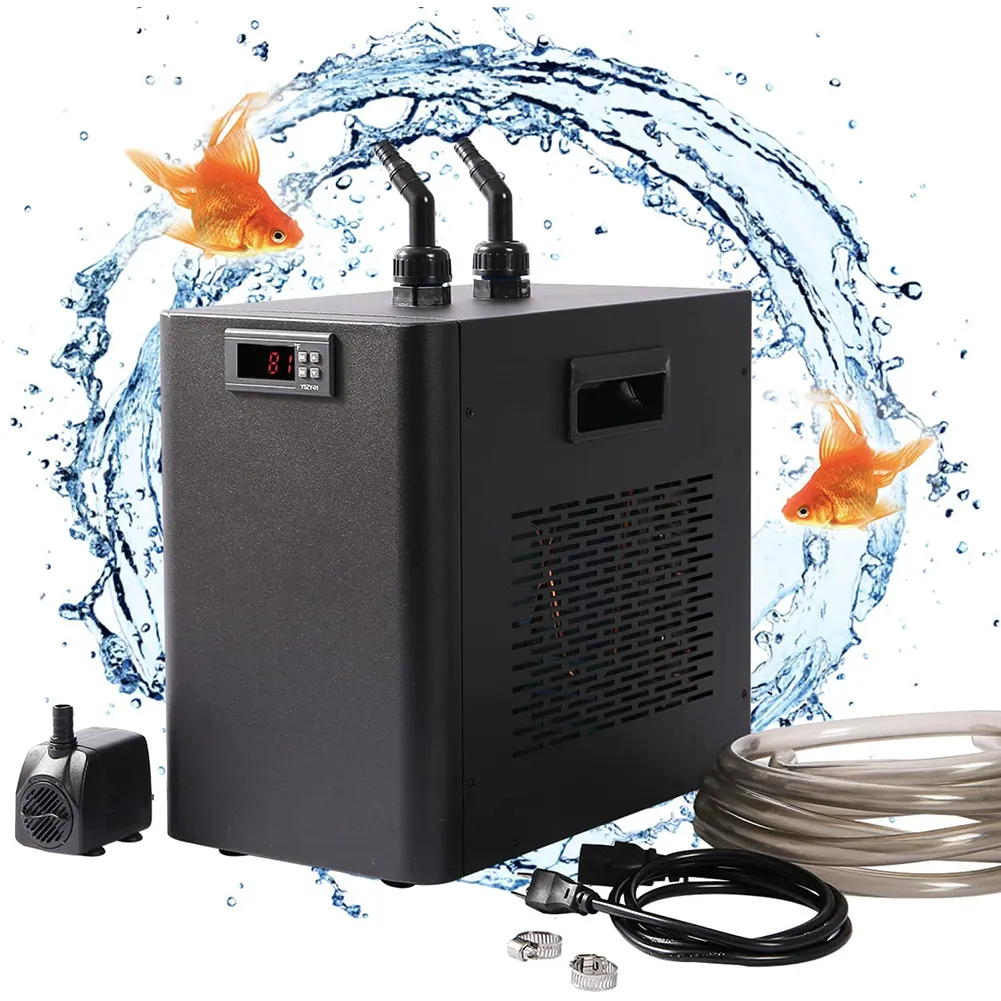 500L refrigeratore d'acqua secchio raffreddamento ad acqua acquari refrigeratore d'acqua 220v/50hz